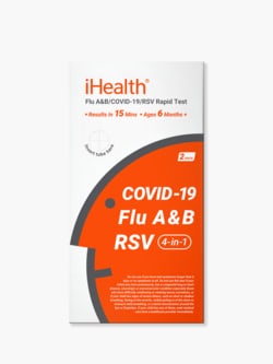 IHEALTH LABS INC&nbsp;iHealth Flu A&B/COVID-19/RSV Rapid Test (2 Pack) - OTC